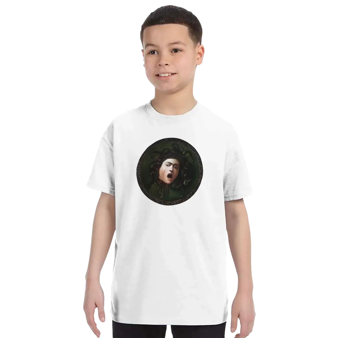 Mythological Medusa: Caravaggio T-Shirt-15