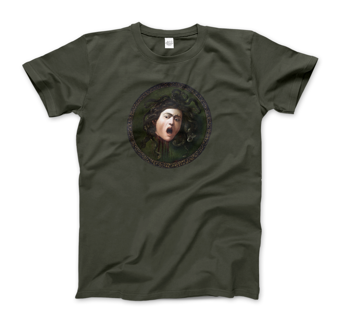 Mythological Medusa: Caravaggio T-Shirt-6