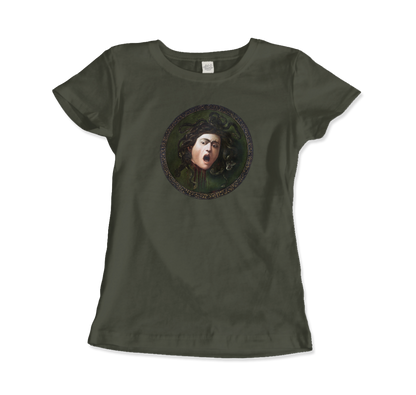 Mythological Medusa: Caravaggio T-Shirt-11