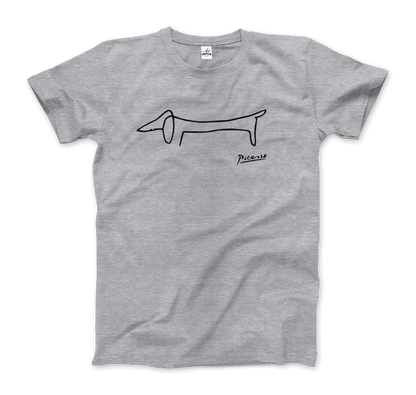 Pablo Picasso Dachshund Dog (Lump) Artwork T-Shirt-5
