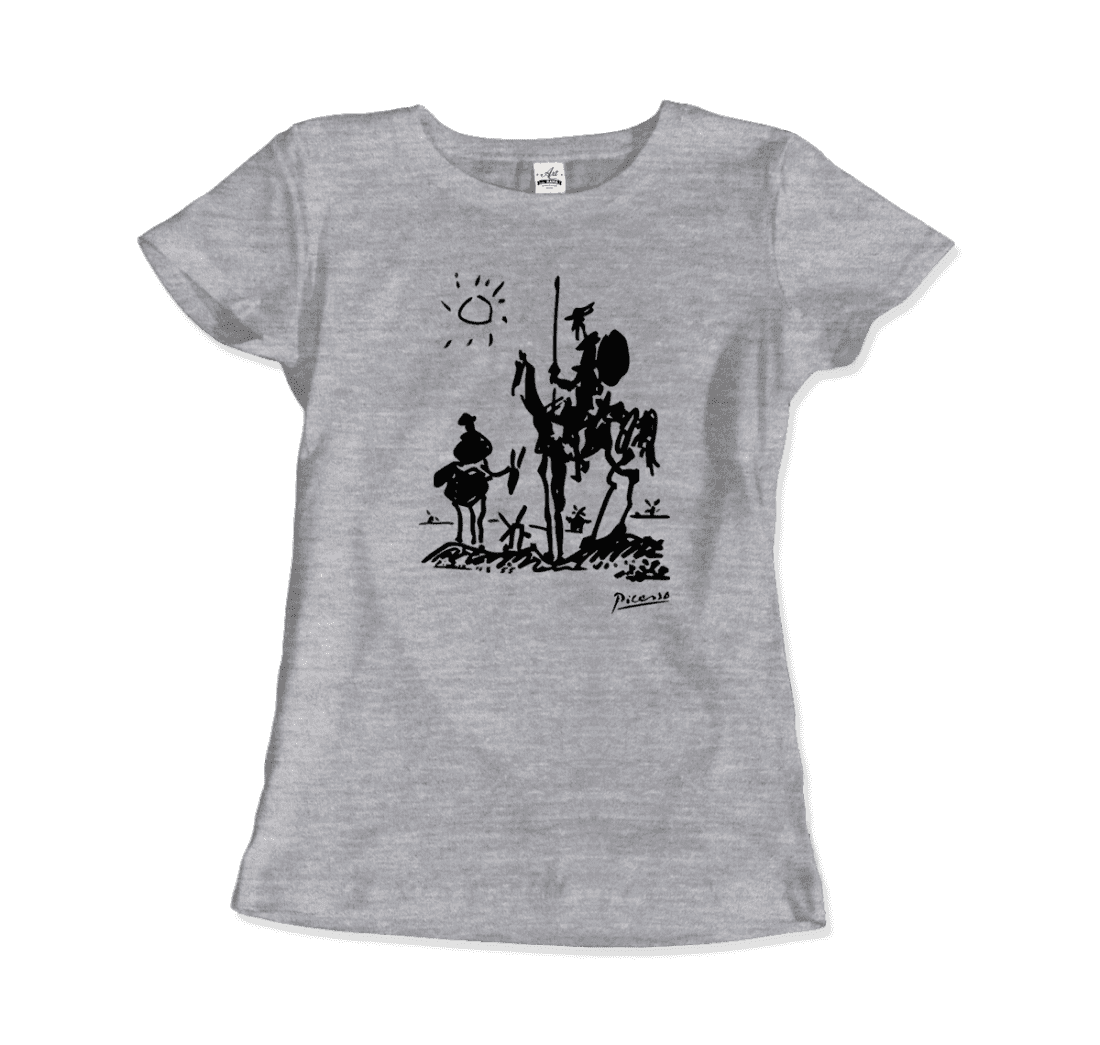 Pablo Picasso Don Quixote of La Mancha 1955 Artwork T-Shirt-3