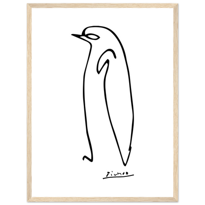Pablo Picasso Penguin Line Artwork Poster-12