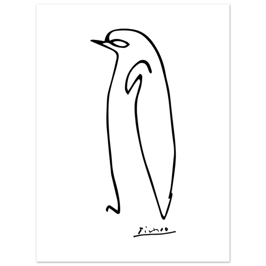 Pablo Picasso Penguin Line Artwork Poster-10
