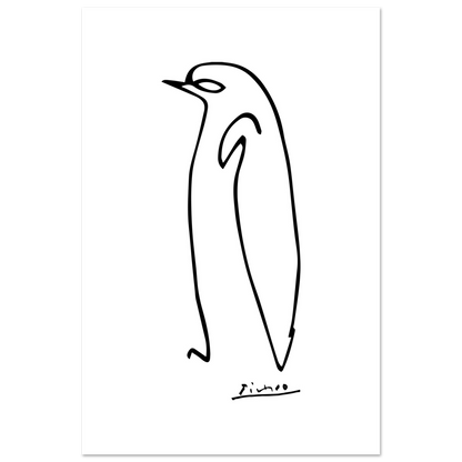 Pablo Picasso Penguin Line Artwork Poster-5