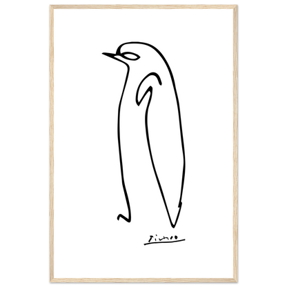 Pablo Picasso Penguin Line Artwork Poster-14