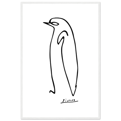 Pablo Picasso Penguin Line Artwork Poster-15