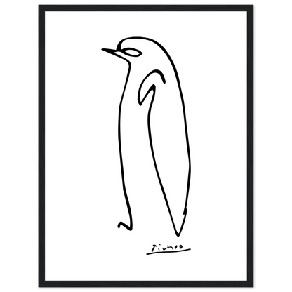 Pablo Picasso Penguin Line Artwork Poster-11