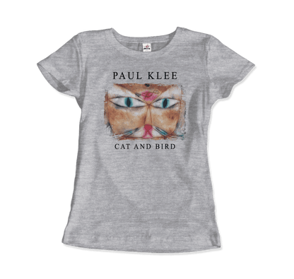 Paul Klee - Cat and Bird, 1928 Artwork T-Shirt-11