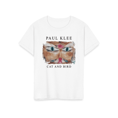 Paul Klee - Cat and Bird, 1928 Artwork T-Shirt-16