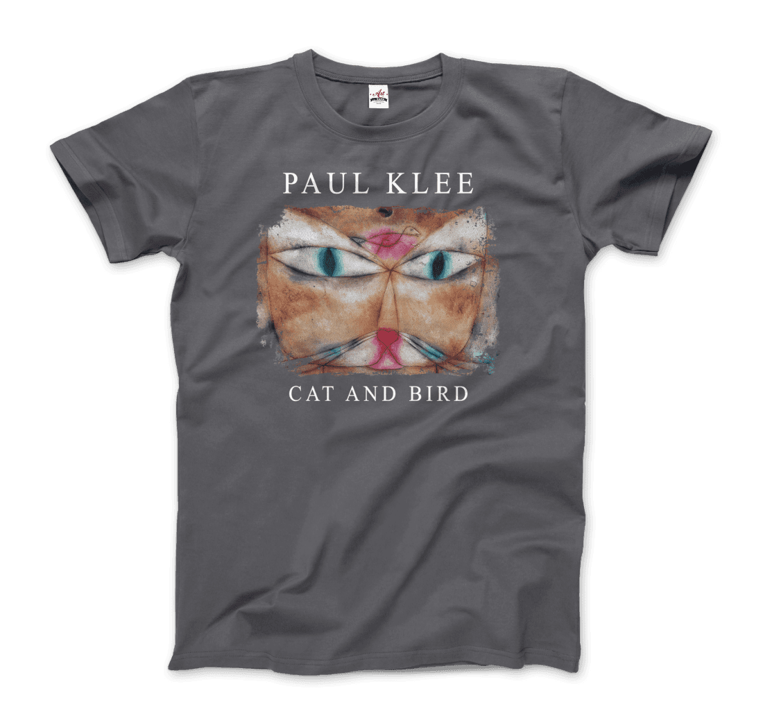 Paul Klee - Cat and Bird, 1928 Artwork T-Shirt-8