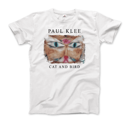 Paul Klee - Cat and Bird, 1928 Artwork T-Shirt-3