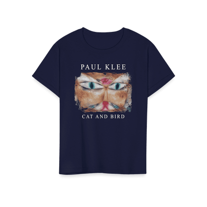 Paul Klee - Cat and Bird, 1928 Artwork T-Shirt-17