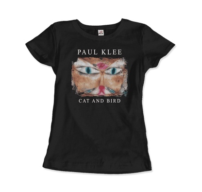 Paul Klee - Cat and Bird, 1928 Artwork T-Shirt-2