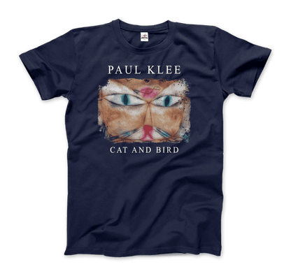Paul Klee - Cat and Bird, 1928 Artwork T-Shirt-5