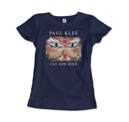 Paul Klee - Cat and Bird, 1928 Artwork T-Shirt-10