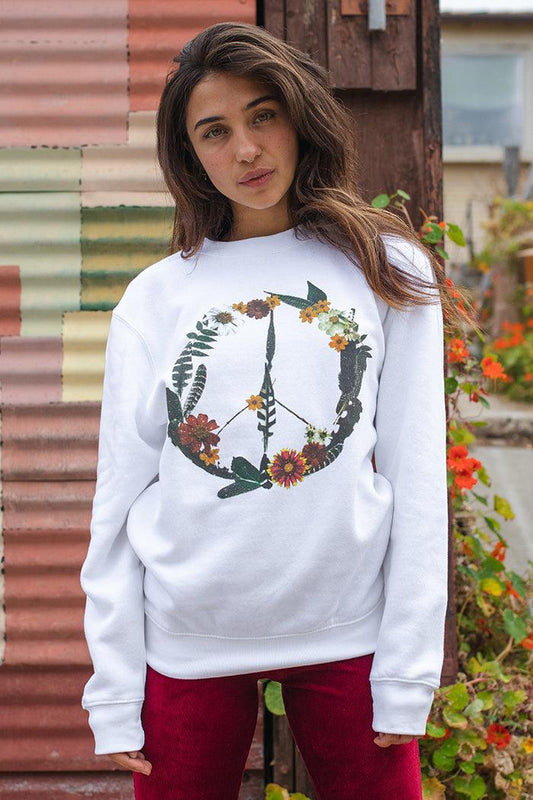 Peace Flower Rexford Sweater