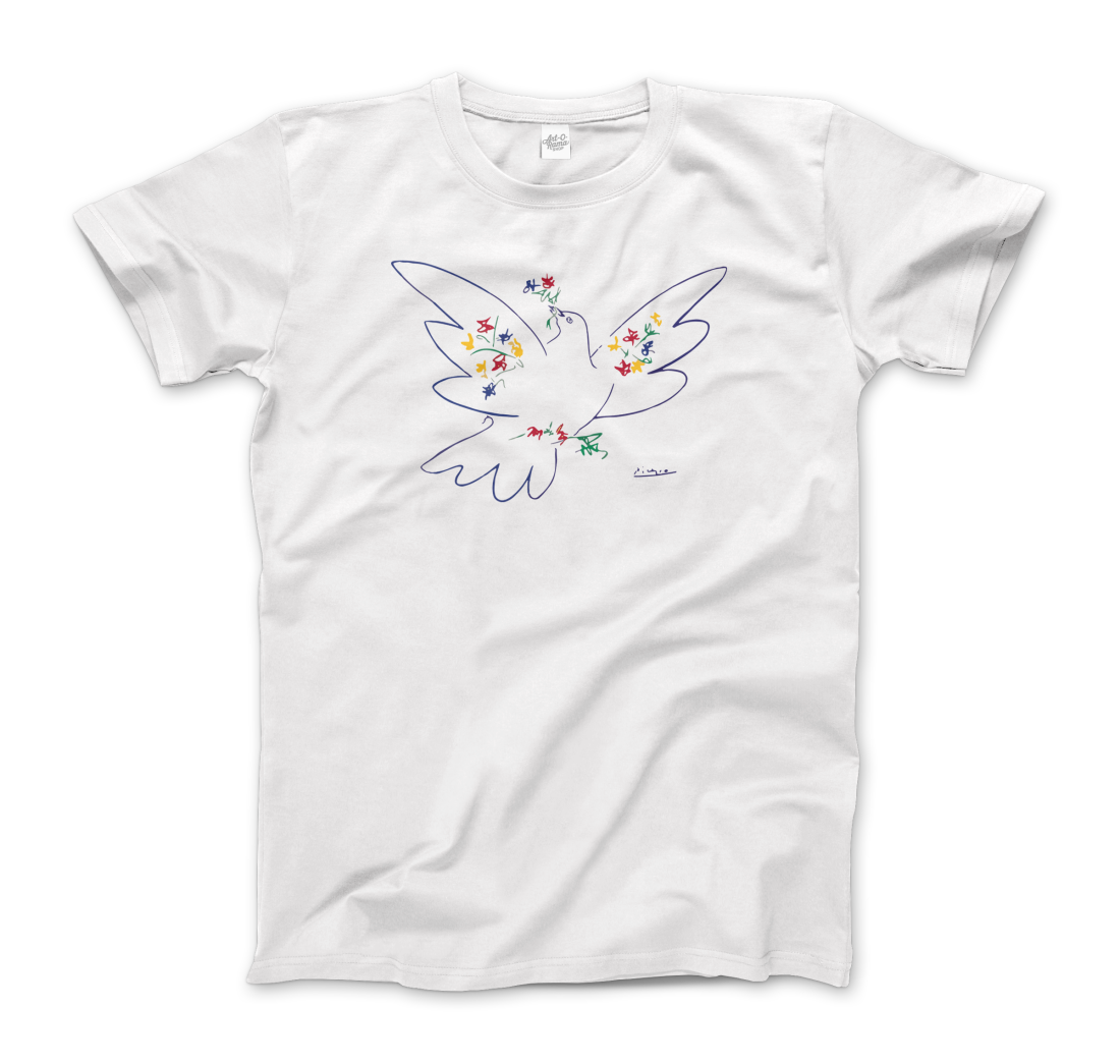 Picasso - Dove Of Peace Artwork T-Shirt-0