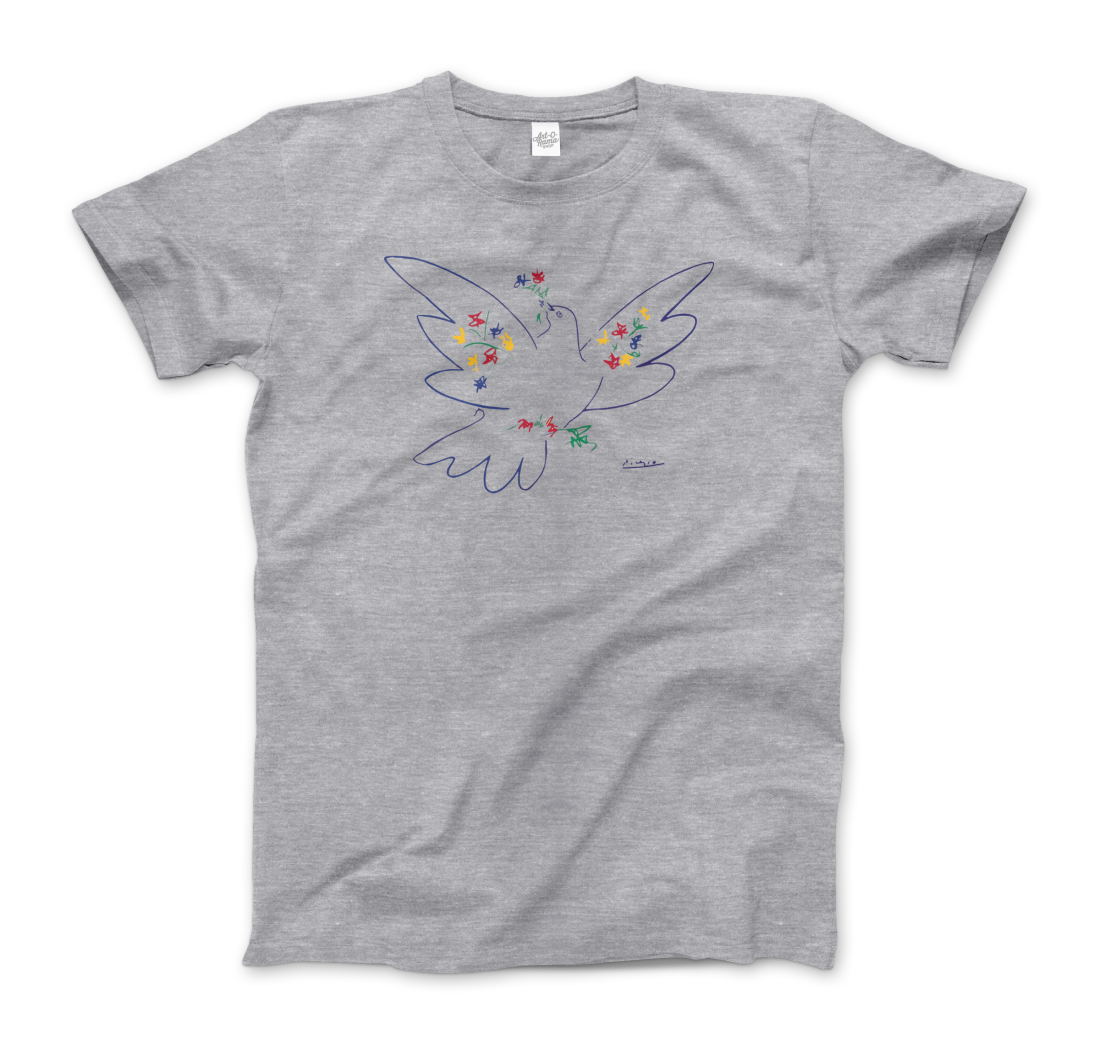Picasso - Dove Of Peace Artwork T-Shirt-3