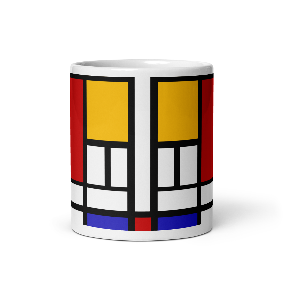 Piet Mondrian Composition Artwork Mug-3