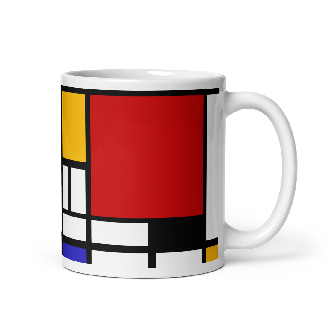 Piet Mondrian Composition Artwork Mug-4