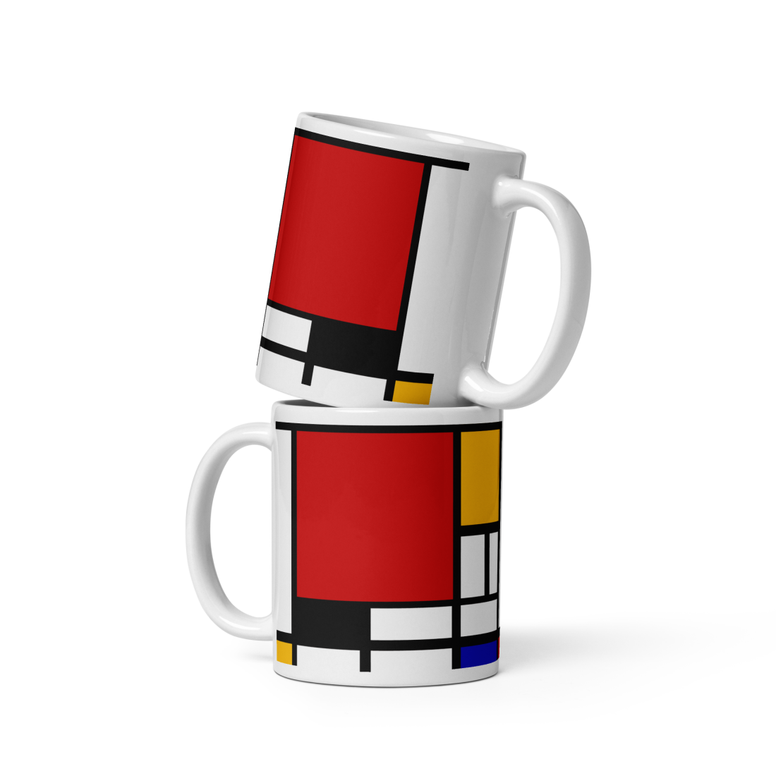 Piet Mondrian Composition Artwork Mug-0