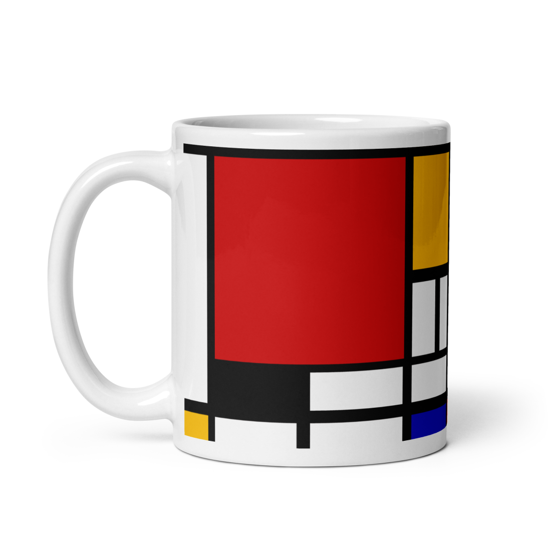 Piet Mondrian Composition Artwork Mug-2