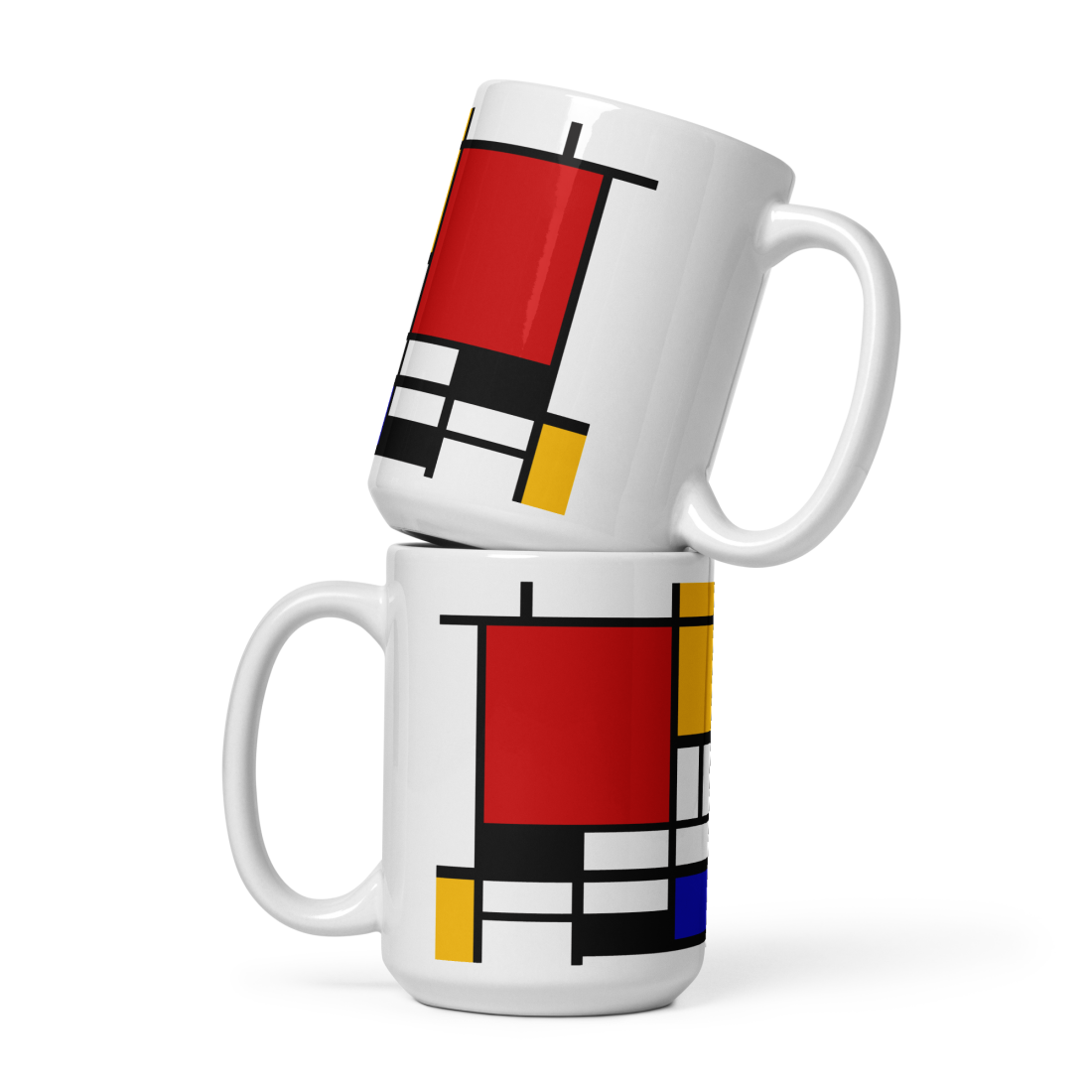 Piet Mondrian Composition Artwork Mug-1