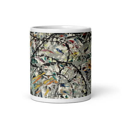 Pollock - Watery Paths 1947 Artwork Mug-1