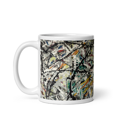Pollock - Watery Paths 1947 Artwork Mug-0