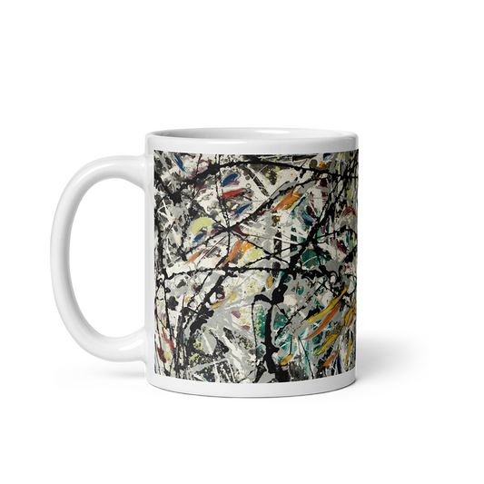 Pollock - Watery Paths 1947 Artwork Mug-0