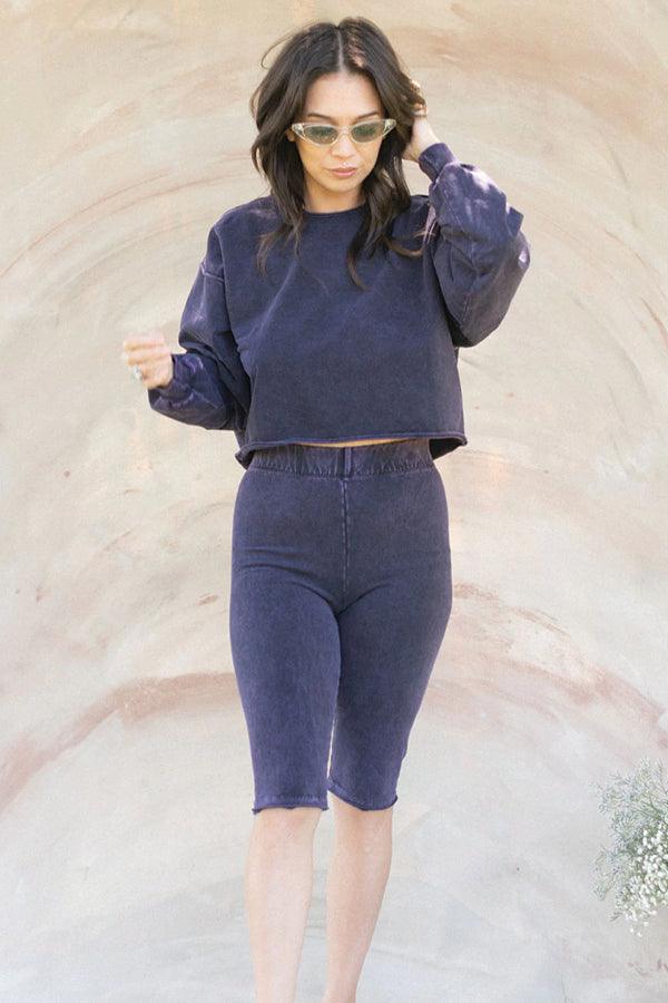 Purple Happiness Shorts-2