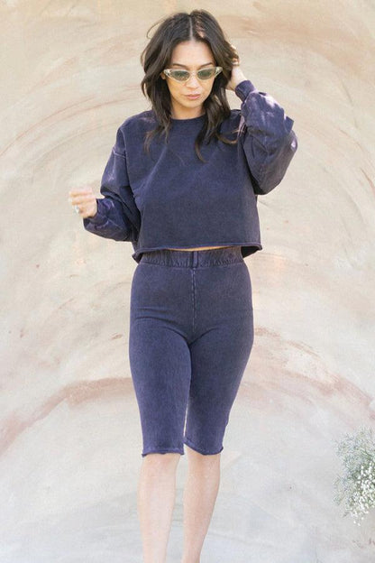 Purple Happiness Shorts-2
