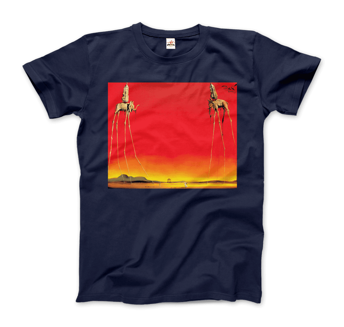 Salvador Dali, The Elephants Artwork T-Shirt-8