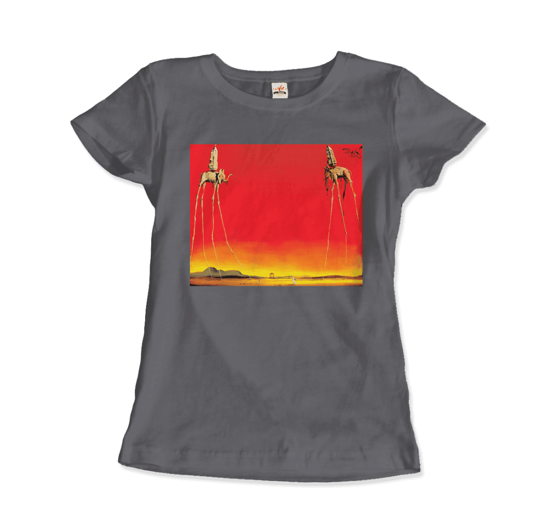 Salvador Dali, The Elephants Artwork T-Shirt-11