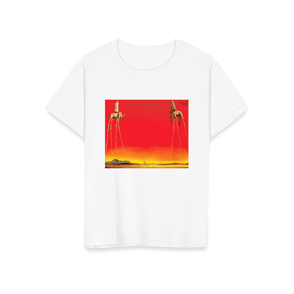 Salvador Dali, The Elephants Artwork T-Shirt-14