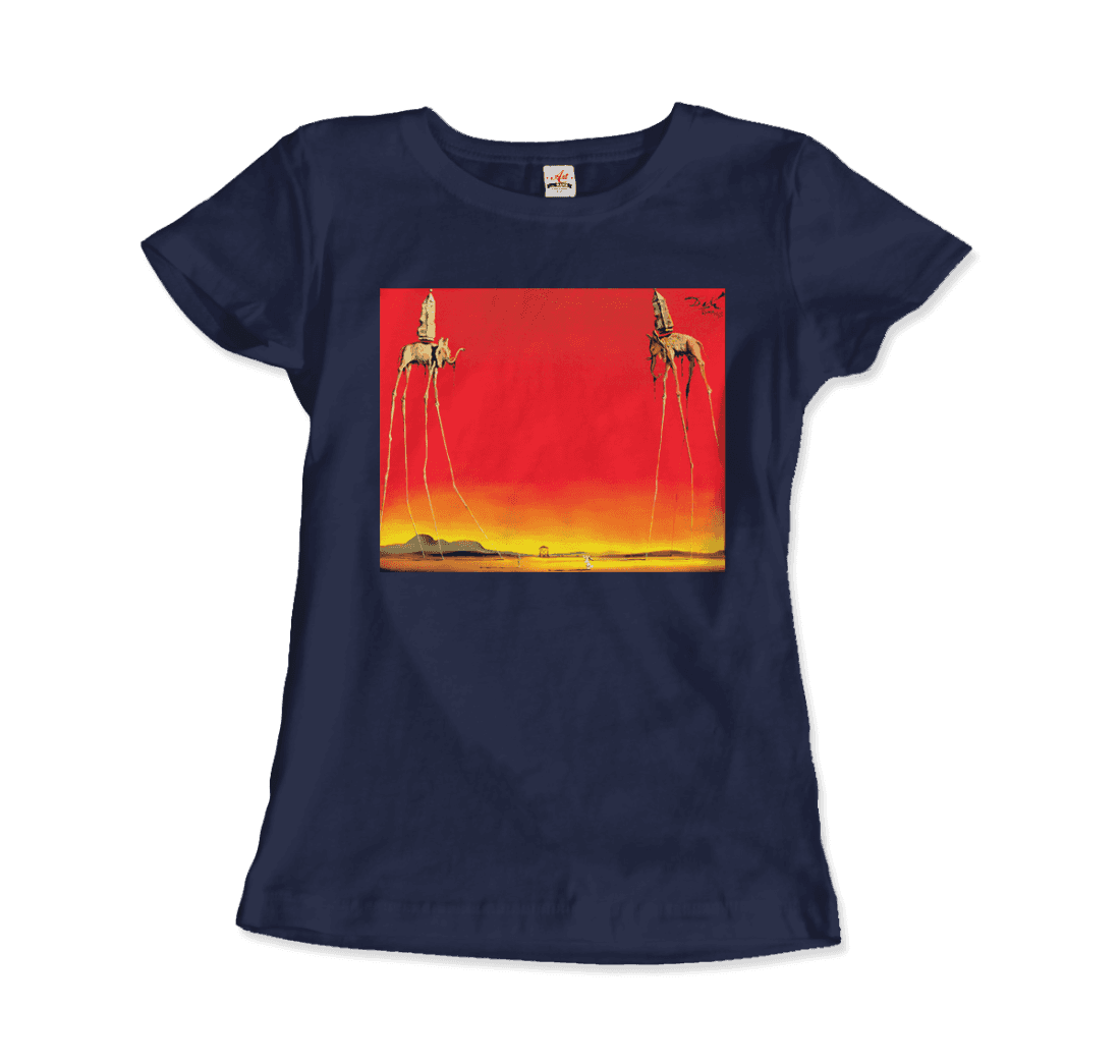 Salvador Dali, The Elephants Artwork T-Shirt-13