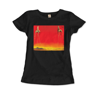Salvador Dali, The Elephants Artwork T-Shirt-2