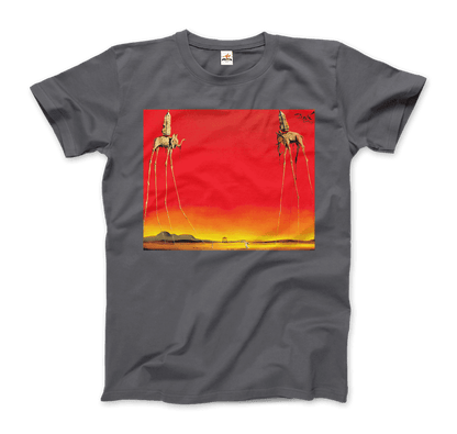 Salvador Dali, The Elephants Artwork T-Shirt-6