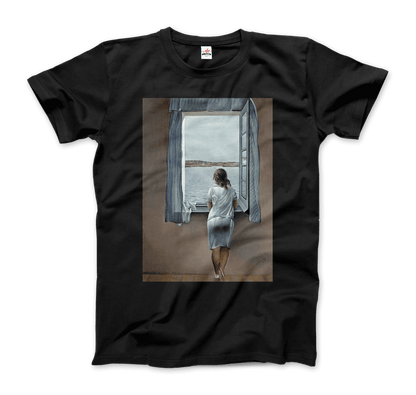 Salvador Dali Young Woman at a Window Artwork T-Shirt-5