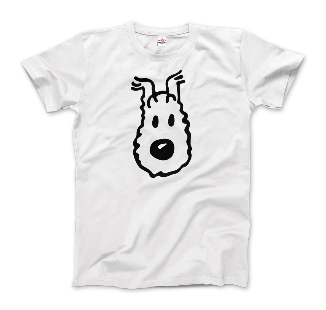 Snowy (Milou), Wire Fox Terrier from Tintin T-Shirt