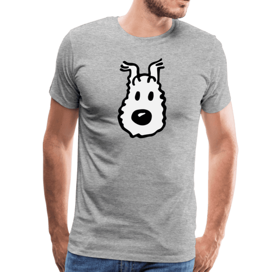 Snowy (Milou), Wire Fox Terrier from Tintin T-Shirt