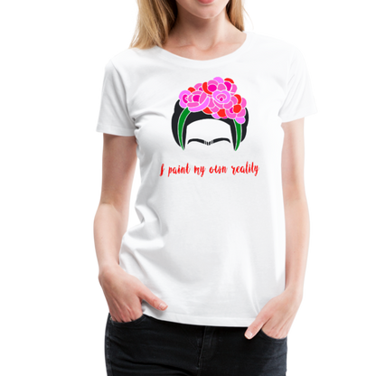 Frida Kahlo - I Paint My Own Reality - Quote T-Shirt-1