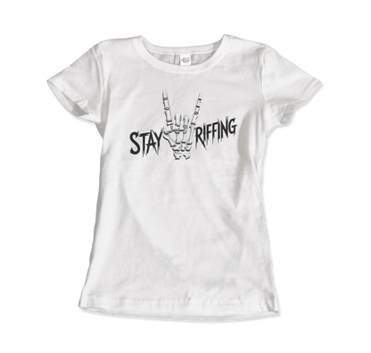 Stay Riffing - Rock'n Roll Skull T-Shirt-9