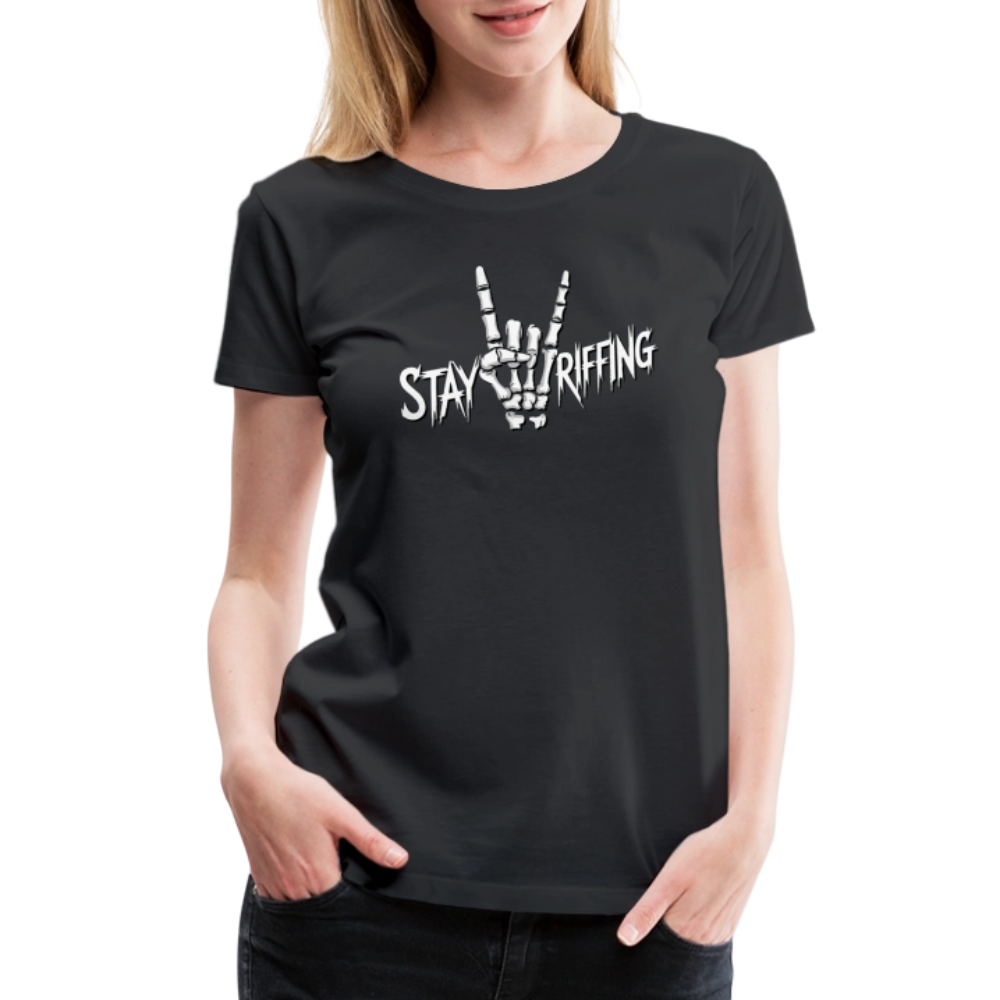 Stay Riffing - Rock'n Roll Skull T-Shirt-3