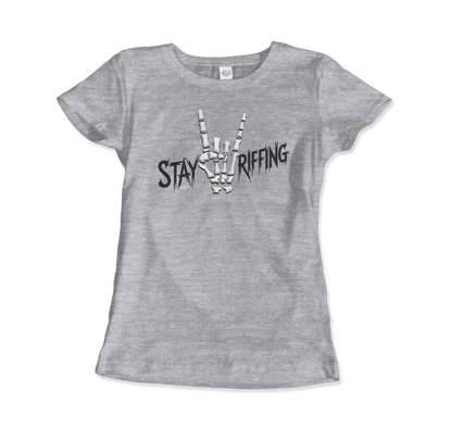 Stay Riffing - Rock'n Roll Skull T-Shirt-11