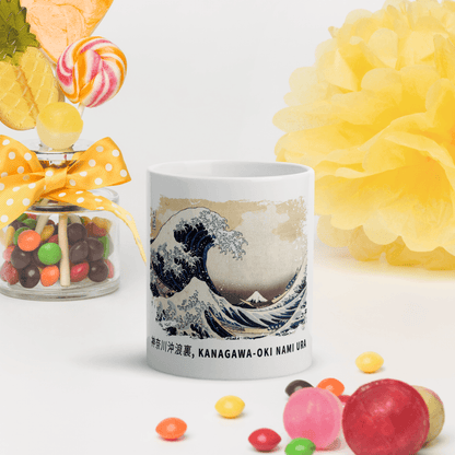 Hokusai - The Great Wave off Kanagawa Artwork Mug-3