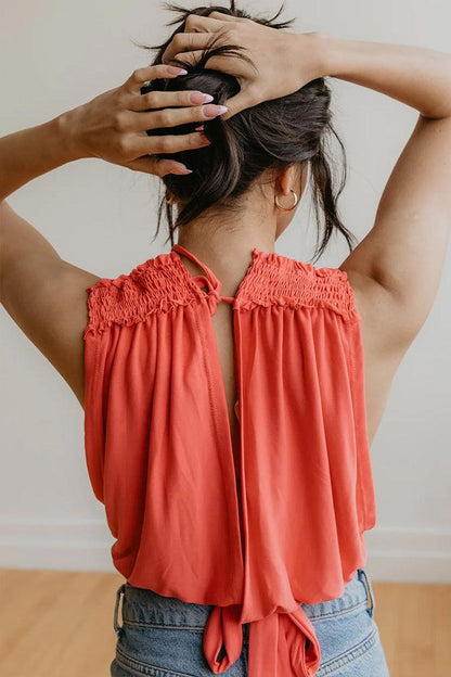 Red Cassie Top