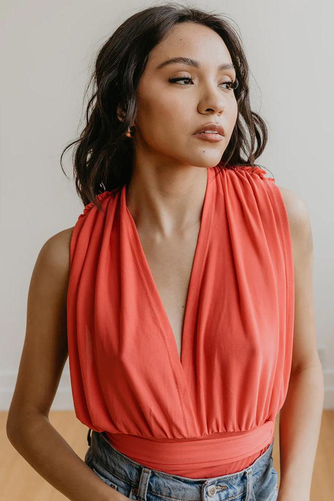 Red Cassie Top