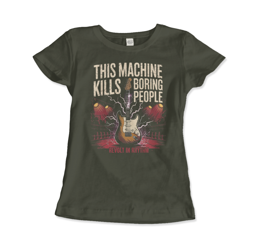 This Machine Kills Boring People T-Shirt-8