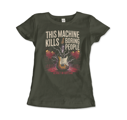 This Machine Kills Boring People T-Shirt-8